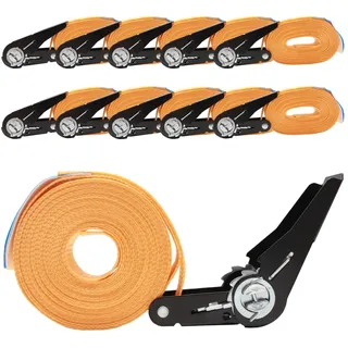 Trutzholm Spanngurte 10x mit Ratsche 6 m 800 kg