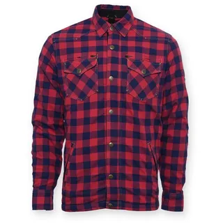 Bores Lumberjack Shirt, rot-blau, Größe L