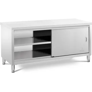 Royal Catering Edelstahl-Arbeitsschrank ECO 180 x 60 cm