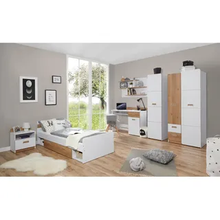 TICAA Jugendzimmer Lori 6-teilig weiß