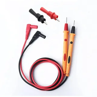 Messleitungen 1000V / 10A Multimeter Kabel Prüfkabel Multimeter Zubehör mit Krokodilklemmen, Testkabel Messspitzen Set für Multimeter