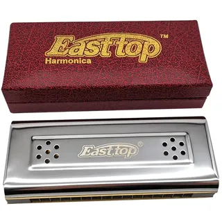 Selected Reeds Mundharmonika, 10 Löcher, 16 Löcher, 24 Löcher, doppelseitige Mundharmonika, fortgeschrittene C/G-Ton, polyphonische Mundharmonika für Anfänger, Erwachsene, Studenten (16 Hole)