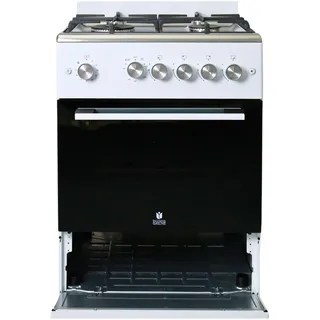 GASLINE Gas-Standherd Gasbackofen mit Thermostat, Grill Umluft Erdgas LPG