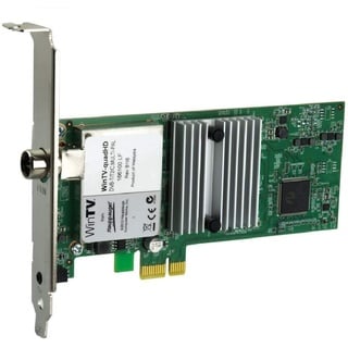 Hauppauge WinTV-quadHD - 01607 - HD PCI-Express Karte (DVB-T/T2 und DVB-C, bis zu vier verschiedene TV-Sender gleichzeitig anschauen oder aufzeichnen)