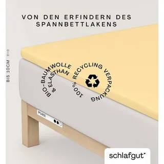Baumwolle 180 x 200 - 200 x 220 cm yellow mid
