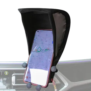 Handysonnenschutz Für Auto, Handy Sonnenschutz Auto Fahrrad Motorrad, Sonnenschirm Für Handy SonnenschutzSchirm, Wetterbeständiger Telefon-Sonnenschutz Für Videoanrufe, Passend Für Alle Smartphones