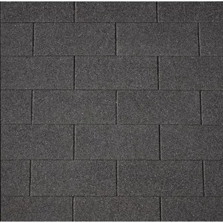 COLIBRI Rechteck-Dachschindeln 80 x 33,6 cm Schwarz