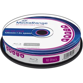 MediaRange BD-RE 25 GB 2x - Spindel