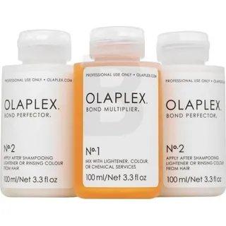 Olaplex No.1 Bond Multiplier 100 ml + No.2 Bond Perfekter 2 x 100 ml Geschenkset