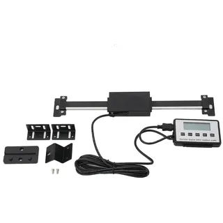 Lfhelper Digitalanzeige LCD Drehmaschinen Linearskala Readout Kit Anbaumeßschieber, Remote Digitalanzeige Messschieber, genaues lineares Ausleseset, mit Magneten für Drehmaschine Fräsmaschinen 0-150mm
