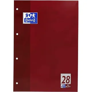 Oxford Schulblock A4 Lineatur 28 50 Blatt