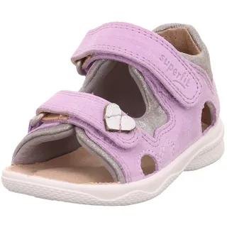 Jungen Mädchen Polly Sandale, LILA/Silber 8500, 18 EU