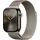 GPS + Cellular 46 mm Titangehäuse natur Milanaise Armband natur M/L