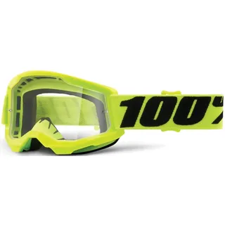 100% Strata II Jugend Motocross Brille, schwarz-gelb