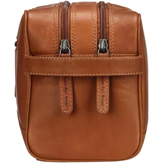 The Chesterfield Brand Kulturbeutel Stefan Toilet Bag Cognac