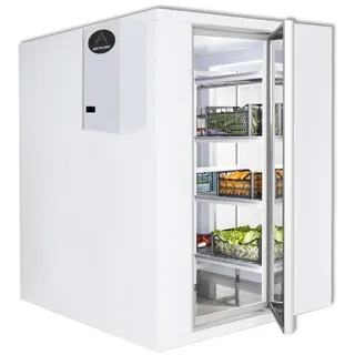 A&S polarny Tiefkühlzelle m. Aggregat & Regal begehbares Tiefkühlhaus, mit Aufbau, 8,96 m3 2100x2700x2200 mm  0/-20°C