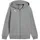 Puma teamGOAL Hooded Jacket Jr medium gray heather/puma white 140