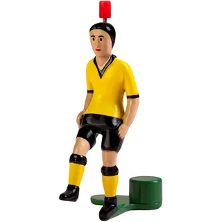 TIPP-KICK Spieler Kicker Classic Tischfußball-Zubehör Trikot gelb | In Handarbeit hergestellter Original Spieler für Groß & Klein, Fußball-Figur für spannende Matches, Geschenkidee für Fans
