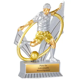 eberin Fußball Pokal 12 cm mit Gravur – Altherren & ü30 Award