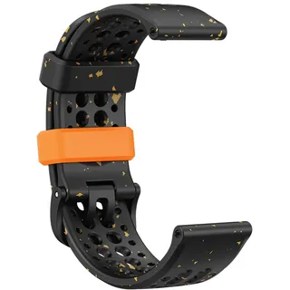 Amazfit Official Smartwatch Ersatzband, 22mm Upcycled Silikon Armband, Kompatibel T-Rex 3, Balance, Bip 5, Bip 5 Unity, Cheetah Pro, GTR 4, GTR 3, GTR 3 Pro, Black