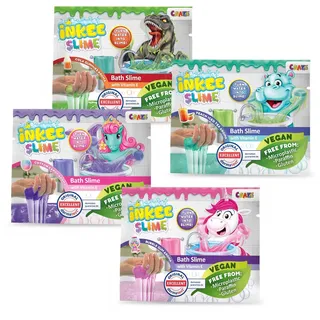 INKEE Bath Slime Mini | Badeschleim glibber Schleim, 20g Schleimpulver mit Vitamin E & Aroma, Badezusatz Kinder