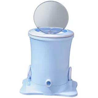 Sharplace Wäscheschleuder, manuell Wäscheschleudern, Mini, kompakt, tragbar Camping-Schleuder, Wäscheschleuder, Wäschetrockner für Wohnheim, Wohnmobil, Haushalt, Wohnung, Camping, Blau, M