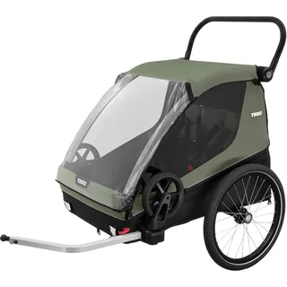 Thule Courier Fahrradanhänger Grün/Schwarz