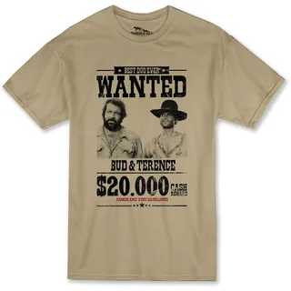 Terence Hill Bud Spencer - Wanted $20.000 - Terence & Bud (Sand) - XXL
