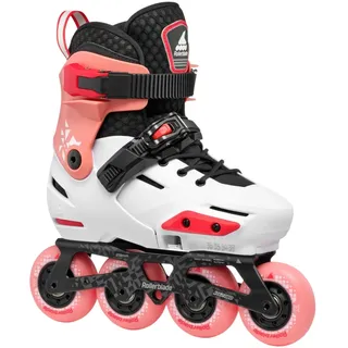 Rollerblade Inline Skates Apex (Rollen: 76mm(235), 72mm(210), 68mm(185), Kugellager: SG7) platin/koralle Kinder
