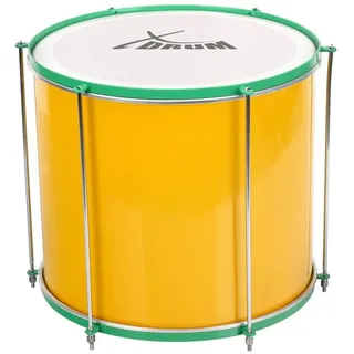 XDrum Marschtrommel Repinique Samba 12" x 10" gelb/grün