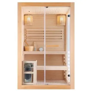 SANOTECHNIK PANORAMA Sauna 2 Personen Harvia Ofen J60130