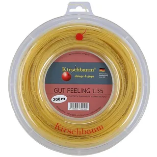 Kirschbaum Tennissaite Gut Feeling (Armschonung+Touch) natur 200m Rolle