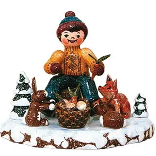 Hubrig Volkskunst GmbH Hubrig-Volkskunst Winterkinder Tiere des Waldes 7cm