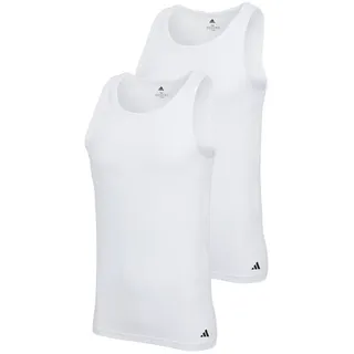 adidas Unterhemd Tank Top Baumwolle Sportswear 4er Pack - XL