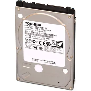 Toshiba Mobile HDD MQ01 1TB 2.5 Zoll interne Festplatte SATA 5400rpm (MQ01ABD...