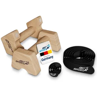 ArtSport Liegestützgriffe aus Holz M - Calisthenics, Parallettes, Liegestütz Barren, Indoor, Outdoor