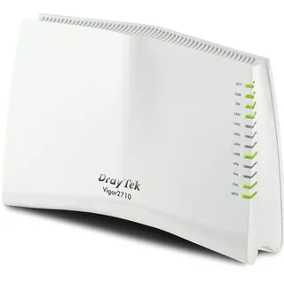 Draytek Vigor2710, 10, 100 Mbit/Sek, 10/100Base-T(X), Mobile network (USB), ADSL2+, IEEE 802.3, DMZ, SPI - Weiß