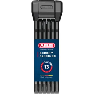 ABUS Bordo 6200K/90 Schwarz Faltschloss