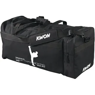 KWON Trainingstasche Kick Thaiboxing, schwarz, 65 x 32 x 32cm, 5017004
