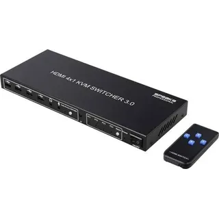 SpeaKa Professional SPEAKA PROFESSIONAL 4×1 HDMI KVM SWITCH