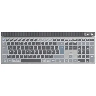 Hama WK-750 kabellos beleuchtet, Schwarz,