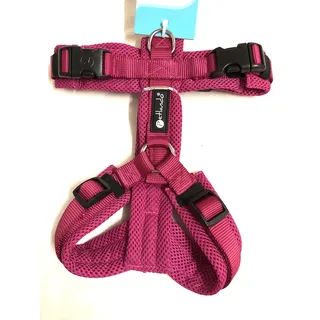 Petlando Mesh Y-Comfort Geschirr fuchsia) S