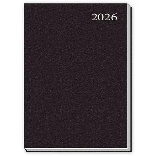 trotsch TRÖTSCH - Taschenkalender A7 | Schwarz | 2026: Mini-Terminkalender