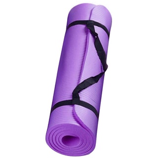 Dream Room Yogamatte rutschfest Schadstofffrei 1.5cm Dicke Haltbare mit Tragegurt Sport Fitness Yoga Pilate Matte Gymnastikmatte Sport-Fitness-Matte Anti-Rutsch-Matte zum Abnehmen 60x25x1.5cm - Einheitsgröße