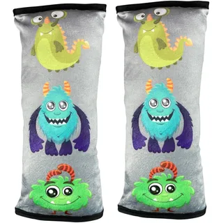 HECKBO 2x Monster Gurtkissen