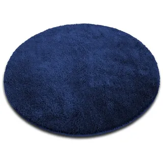SKY Badematten Badematte Sky Soft, Badteppich erhältlich in vielen Farben & Größen, Höhe 30 mm, Weicher & dichter Flor, Polyester, Mikrofaser, Rund, besonders weich durch Mikrofaser blau