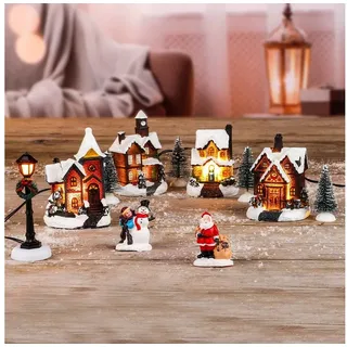 Hi Weihnachtsdeko LED-Weihnachtsdorf