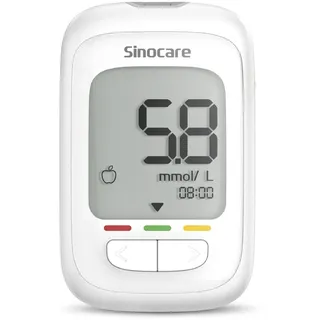 Sinocare Safe AQ Pro I Blutzuckermessgerät, Glukometer-Set, Diabetes-Tester, medizinisches Blutzuckermessgerät oder nur Teststreifen, Lanzetten