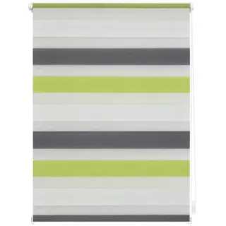 90 x 220 cm grün/grau/weiß