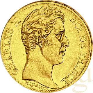 20 Francs Goldmünze Charles X (1825-1830)